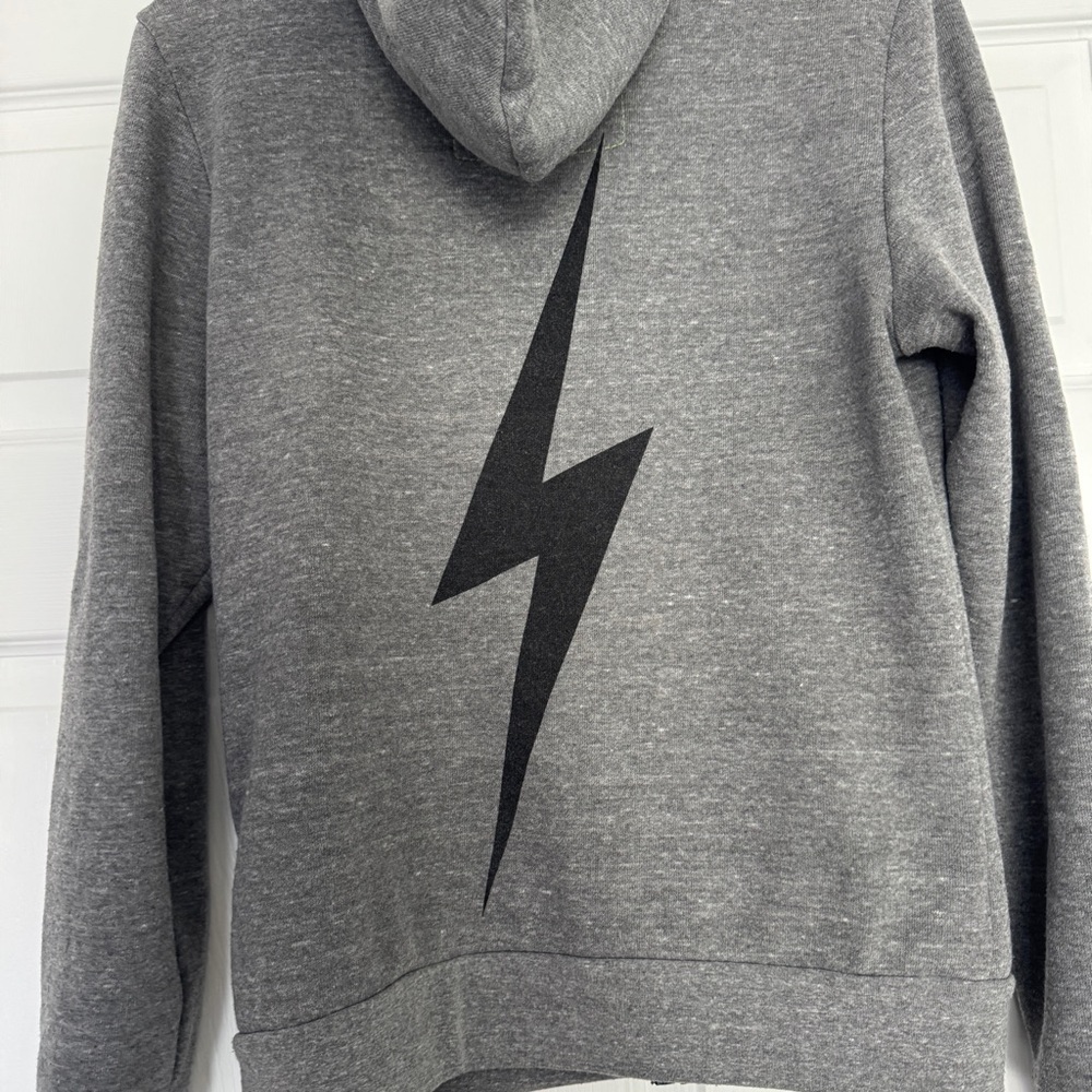 AVIATOR NATION | BOLT HOODIE - HEATHER GREY - SMALL